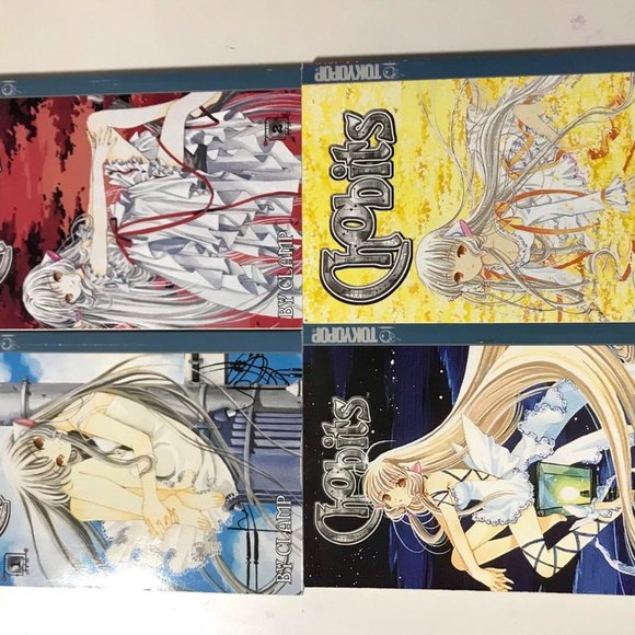 chobits clamp manga anime books comics graphic novels lot set volumes 1-4 - Picture 2 of 2